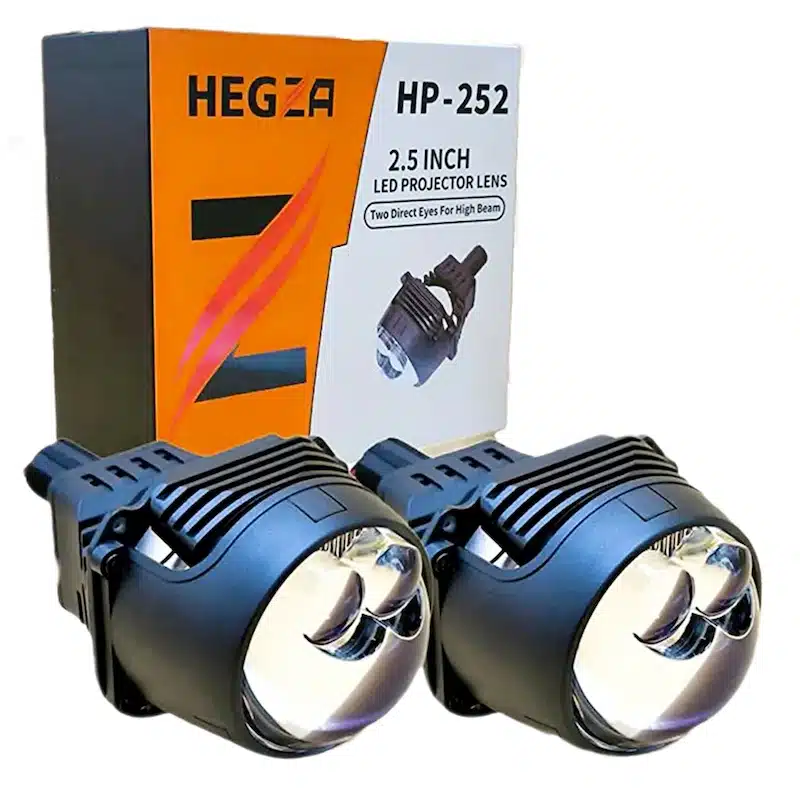 لنز چراغ HEGZA HP-252 دو چشم هگزا زیمر (بسته دو عددی)