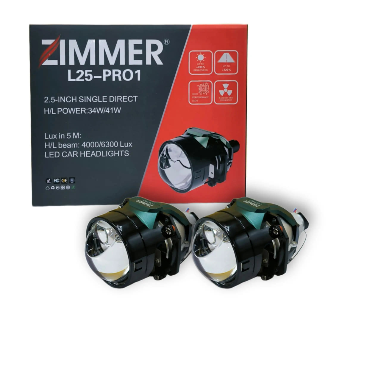 لنز L25 PRO1 ZIMMER زیمر (بسته دو عددی)