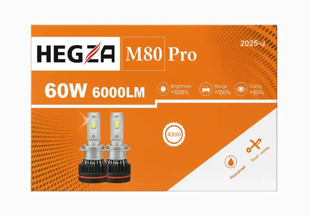 هدلایت  HEGZA M80 Pro (بسته دو عددی)