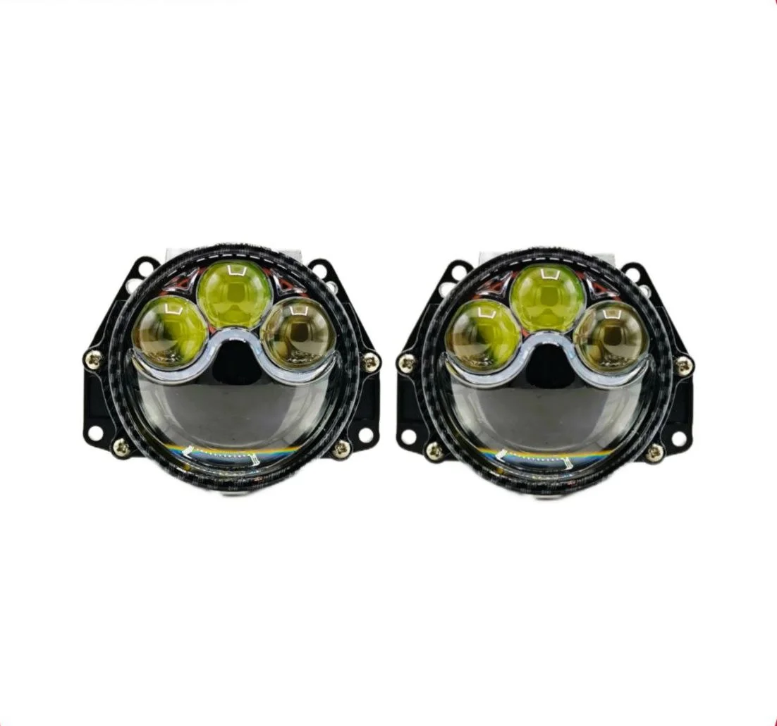 لنز جغدی سه چشم بای LED زیمر L30-PRO3 ( بسته دو عددی )